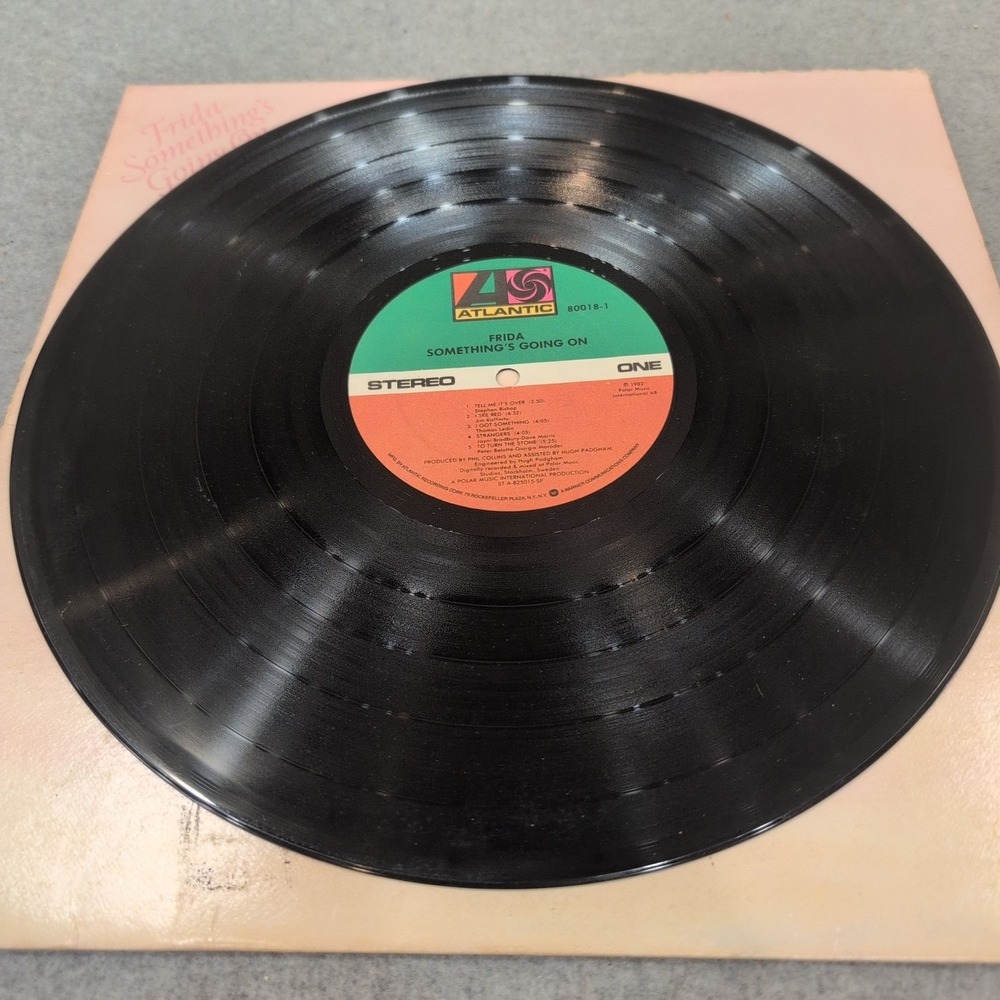 Frida Somethings Going On Vinyl LP 1982 Atlantic 80018-1 Phil Collins Produced - Picture 3 of 6
